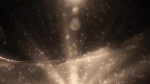 Shining light particles background