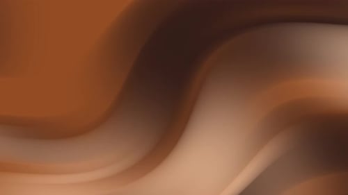Smooth Fluid Abstract Background of Brown and Beige Waves
