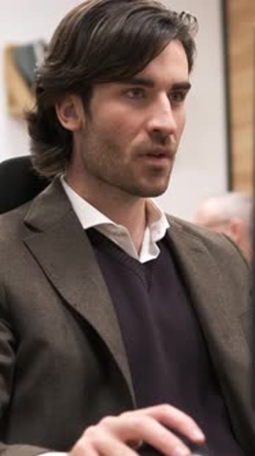 Man Working in Office Environment