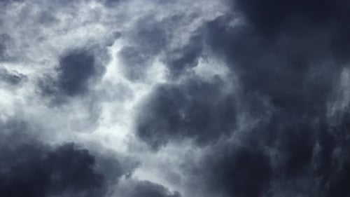 Thunderstorm With Flashing Lightning 4K