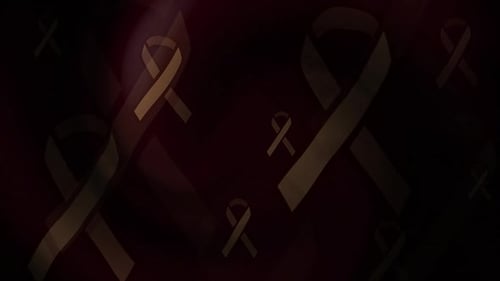 Black Ribbon Background Loop