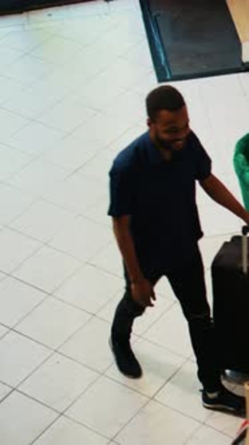 Vertical Video Tourists Arriving at Luxury Hotel