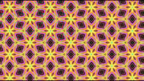 Abstract Kaleidoscope Pattern Animation Loop Background