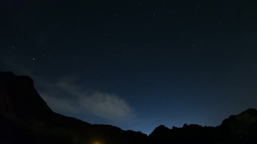 Night-lapse of the stars in Southern Utah
