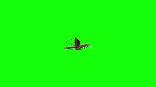 Télescope spatial James Webb à écran vert JWST Fast Camera Pan - Animation CGI 3D 4K