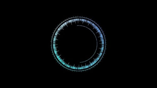 Collection Radar : animation de chargement d'un cadran circulaire avec un dessin en forme de graphique radial