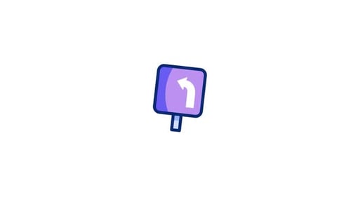 Turnleft Animated Icon