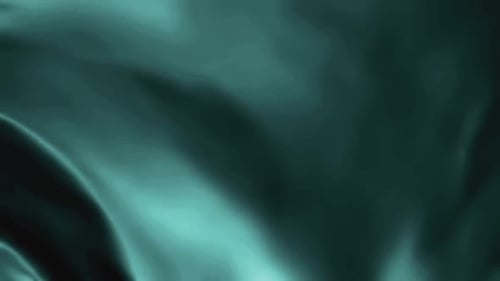 Elegant Teal Fluid Waving Abstract Background