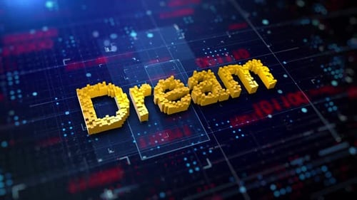 Pixelated Word Dream