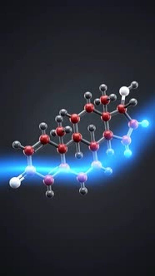 Testosterone - 3D Molecular Structure Steroid Hormone Animation | Manestream Den