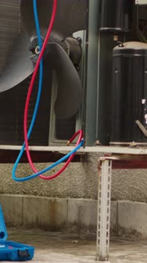 Vertical Video Out of Service Condenser