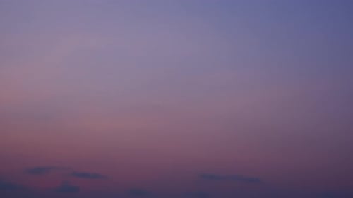 A timelapse captures the sunrise sky, Time-lapse footage.