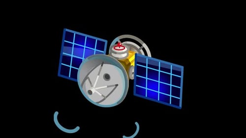 Sattelite Animated Emoji