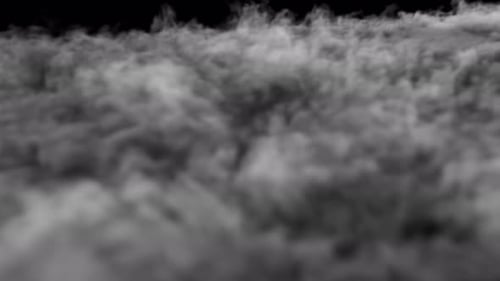 Smoke Streaming Over The Ground 4K