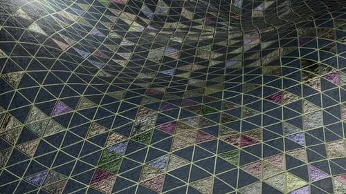 Wave Animation Triangle Lines