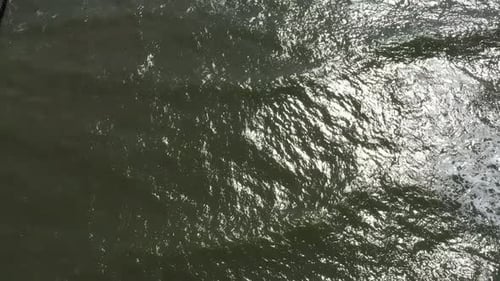 Baltic Sea coast beach Hel aerial drone top view 4K UHD video. People on the beach. Aerial View