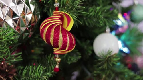 Festive Christmas Tree Ornaments Decoration for Holidays