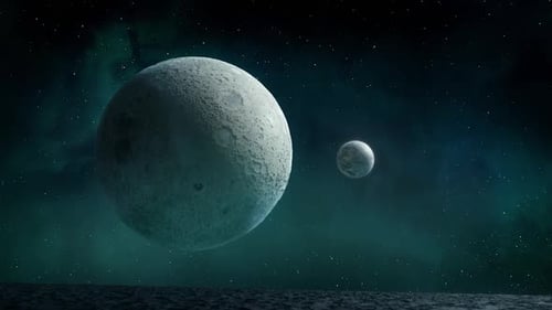 Deep Space Flyby of Cratered Moons
