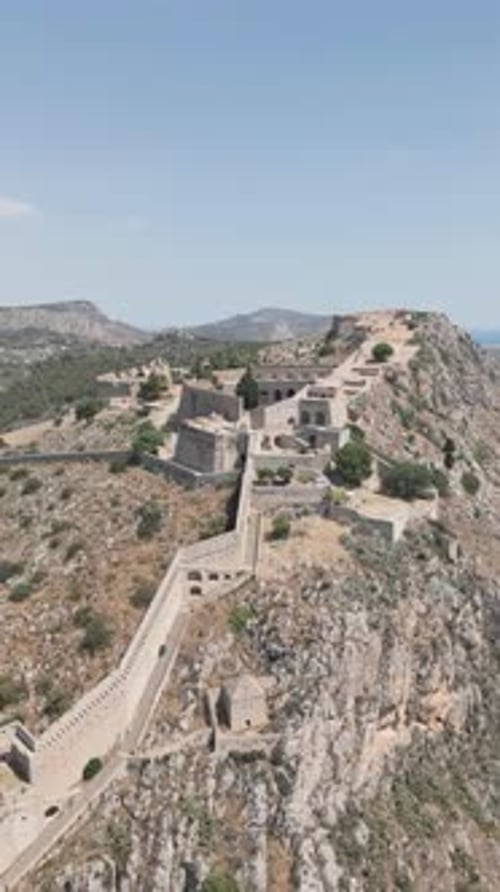 Venezianische Festung Mohemvasia, südlich von Peloponnes, Griechenland