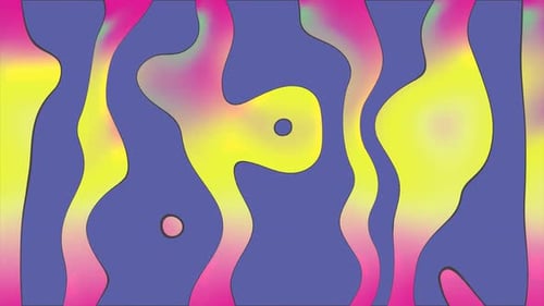 Vibrant Fluid Organic Shapes Background Animation