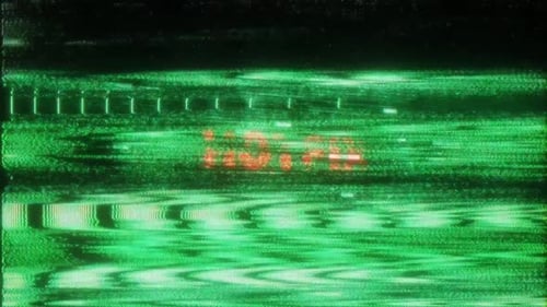 Digital Glitch Code Background Reveal Animation