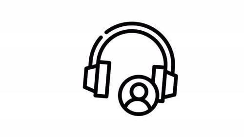 Animation Headset Contact Icon Pack