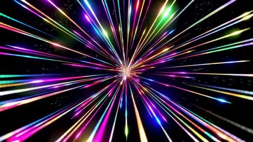 Abstrakter lebendiger Neonlicht-Burst-Motion-Hintergrund