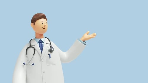 Friendly 3D Doctor Character Gesturing for Medical Presentation