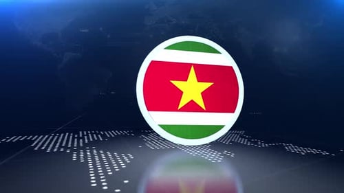 Modern 3D Flag Reveal Broadcast Intro