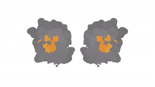 Cartoon Bomb Explosion Transition Effects Pack