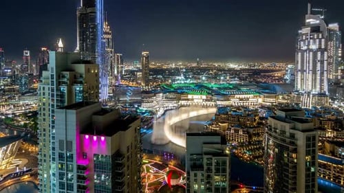 Dubai Timelapse, Burj Khalifa