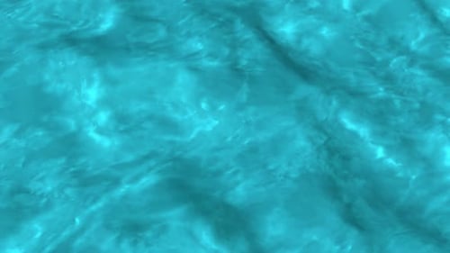 Fluid Blue Water Waves Abstract Background Loop