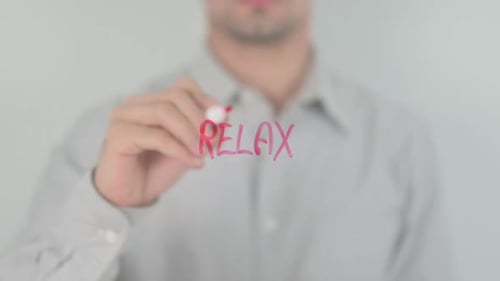 Relax, Writing on Transparent Screen