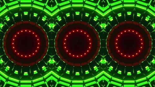 Psychedelic Vibrant Tunnel Motion Loop