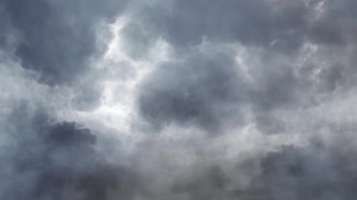 Storm Clouds Rolling in the Daytime Sky