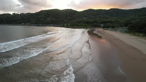Strand bei Sonnenuntergang