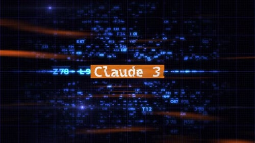 Dynamic Digital Grid with Glowing Data Flow Background