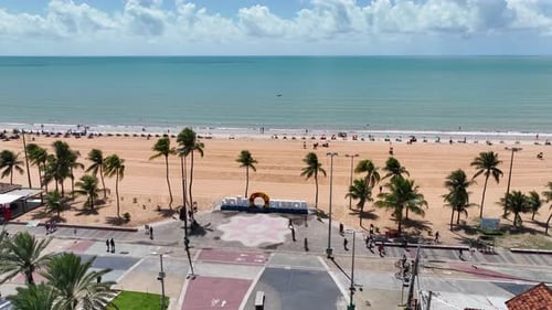 Busto Tamandare em João Pessoa, na Paraíba, Brasil.