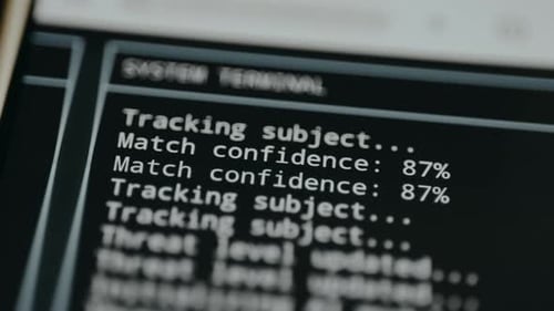 Terminal système à partir d'une interface de base de données de la police