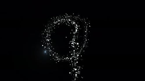 Sparkling Particles Background