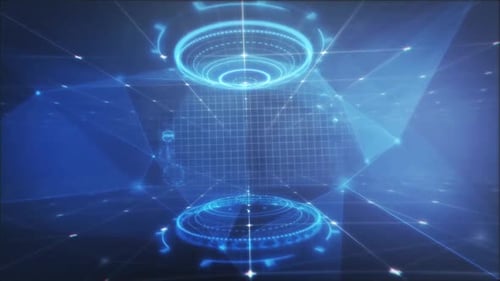 Hi-Tech Blue Background