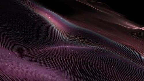 Glitter dots wave loop