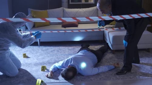 Indoor Crime Scene Investigation With Evidence Collection