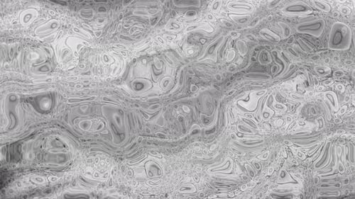 Animated Abstract Gray Fluid Organic Pattern Loop Background