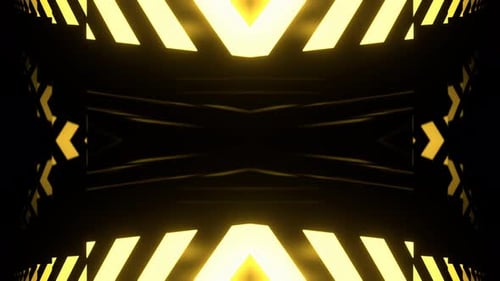 Yellow Smooth Striped Abstract Pattern Background Vj Loop In 4K