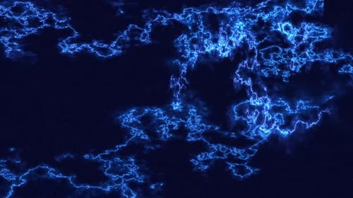 Glowing Blue Electric Lines Dynamic Network Background Animation