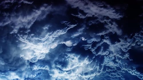 Dramatic Cloudscape Aerial Swirling Texture