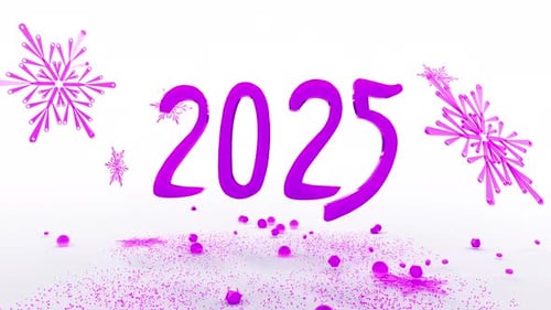 Shiny 2025 New Year Title Reveal with Festive Gift Box