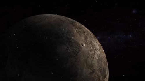 Realistic Rotating Planet in Dark Space