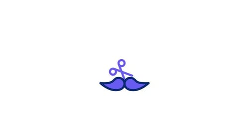 Animiertes Haarschnitt-Symbol